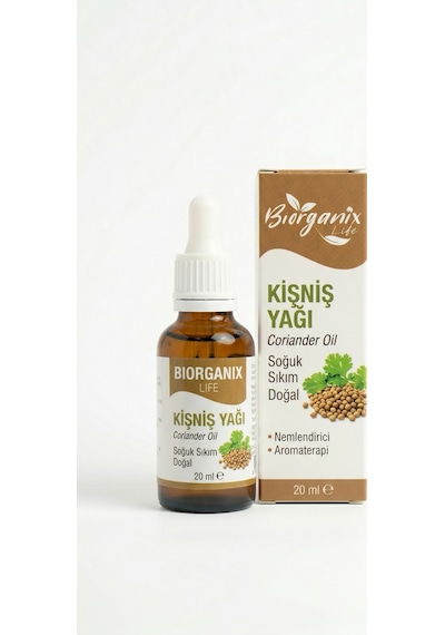Kişniş Tohumu Yağı %100 Saf Doğal Uçucu Yağ Aromaterapi Ve Cilt Bakım Yağı