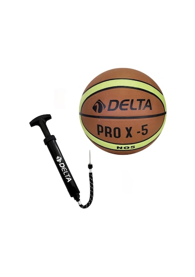 Delta Pro X Deluxe Kauçuk 5 Numara Basketbol Topu + Top Pompası