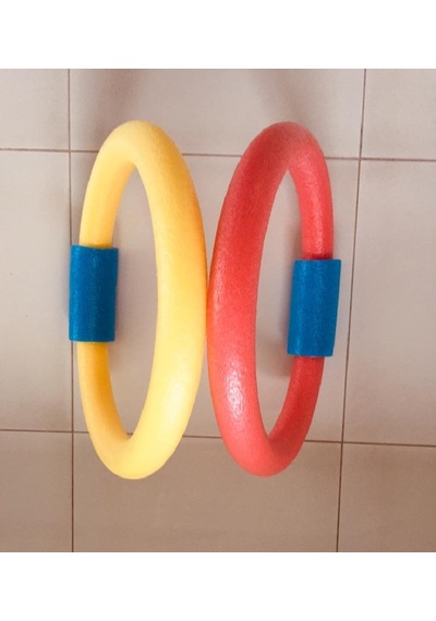 Kilitli Deniz ve Havuz Makarnası, Yüzme Makarnası - SARI-KIRMIZI Sarı