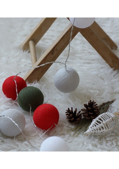 Merry Christmas Işıklı Top Dekoratif Aydınlatma