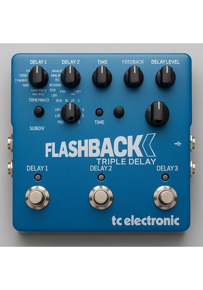 Tc Electronic Flashback Trıple Delay Intuitive Three-engine Delay Pedalı