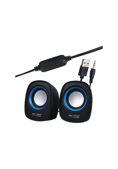 Magicvoice D-05a Mini 5 Watt Aux 2.0 Multimedia 1+1 Usb Speaker - Hoparlör