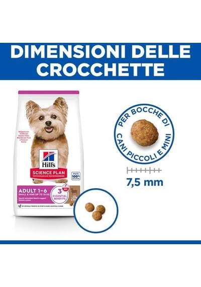 Adult Small Miniature Lamb&rice Kuzu Etli Pirinçli Yetişkin Küçük Irk Kuru Köpek Maması, 1.5 Kg