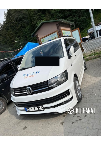 Kit Garaj Volkswagen Transporter T7 Abt 3 Parça Ön Ek Plastik Boyasız