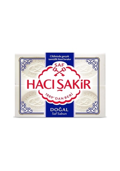 Hacı Şakir Doğal Geleneksel Beyaz Sabun 4 Adet Diğer