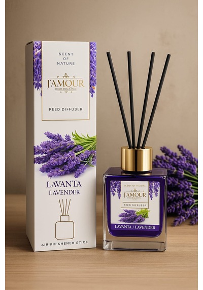 Lavanta Kokulu Çubuklu Oda Kokusu 100 Ml Rahatlatıcı Ve Kalıcı Ferahlık Lavanta