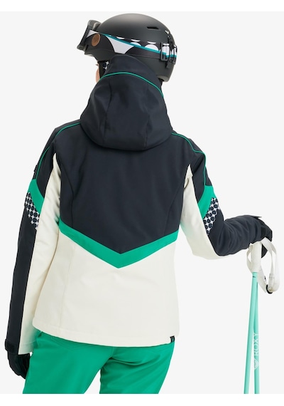 Roxy Peak Chic Softshell Kadın Kayak Montu-erjtj03512 Çok Renkli