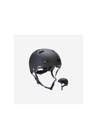 Oxelo Kask - Paten/kaykay/scooter - Siyah - Mf500 Genel