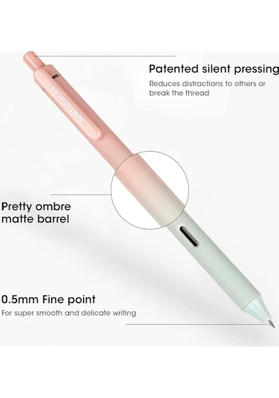 0.7 Mm Mavi Jel Mürekkepli Pastel Renk Gövde Amerika Üretim Yüksek Kalite Iade Garantili Writech Çok Renkli