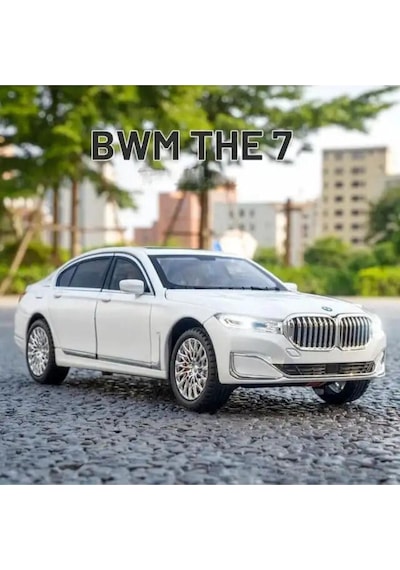 Scowetto Bmw 760li Araba Bmw 7 Serisi Araba 1:24 Diecast Metal Model Araba Koleksiyon Araba Sesli Işıklı