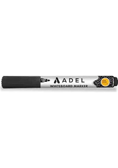 Adel 12'li Kutu Beyaz Yazı Tahta Kalemi - Siyah Diğer