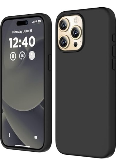Ayrex Apple İphone 15 Pro Kılıf 6.1 İle Uyumlu, İnce Sıvı Silikon 3 Katmanlı Tam Kaplamalı Yumuşak Jel Kauçuk T Diğer