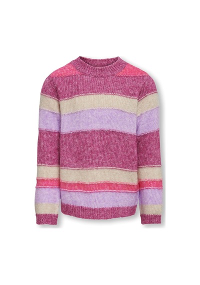 Only Kogelaıne L/s O-neck Knt Kız Çocuk Kırmızı Kazak - 15302317