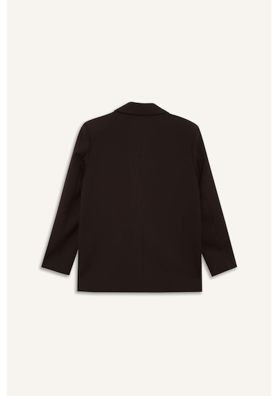 Defacto - Oversize Blazer Ceket E7732AX25AU Kahve
