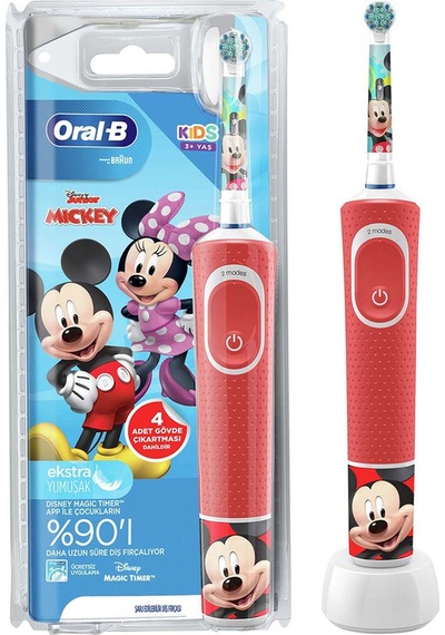 Oral B Vitality D100 Mickey Friends Şarjlı Çocuk Diş Fırçası