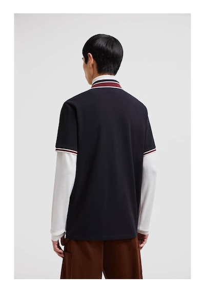 Moncler Polo Yaka Pike T-shirt Regular Fit Lacivert