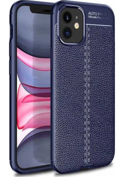 Apple Uyumlu  iPhone 12 Mini Kılıf Zore Niss Deri Desenli Silikon Kılıf