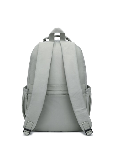 Smart Bags Büyük Boy Laptop Bölmeli Çok Cepli Su Geçirmez Krınkıl Kumaş  Çanta Buz Gri