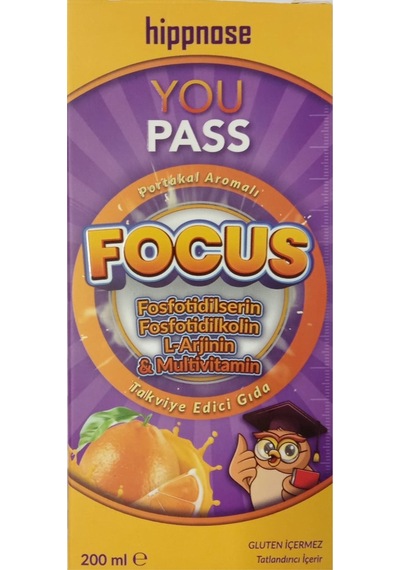 Hippnose Youpass Focus Şurup 200 ml