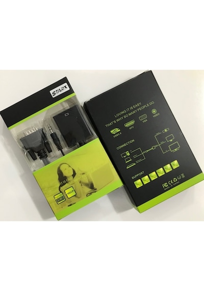 Vga To Hdmı Kablo Dönüştürücü Converter Görüntü Ve Ses Çevirici (246657738)