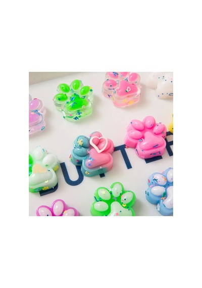 3 Adet Mini Kedi Patisi-yapışabilen Sukuşi - Squishy Pati- Muhteşem Hisli Pati -3 Cm Stres Oyuncak