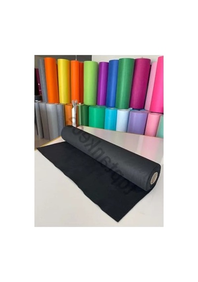 1 Mm Kalınlıkta İnce Keçe Kumaş, 100x100 Cm Siyah
