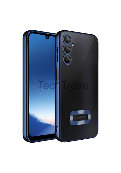 Samsung Uyumlu Galaxy A24 Kılıf Kamera Korumalı Logo Gösteren Kapak