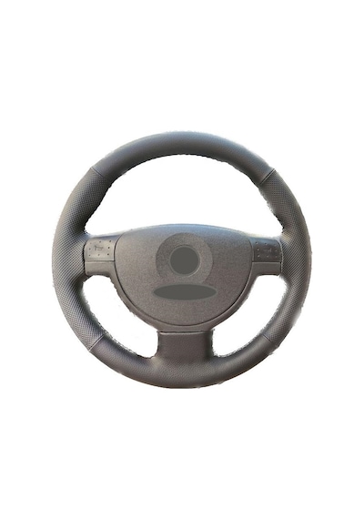 Opel Corsa C - combo spor desen direksiyon kılıfı siyah dikiş