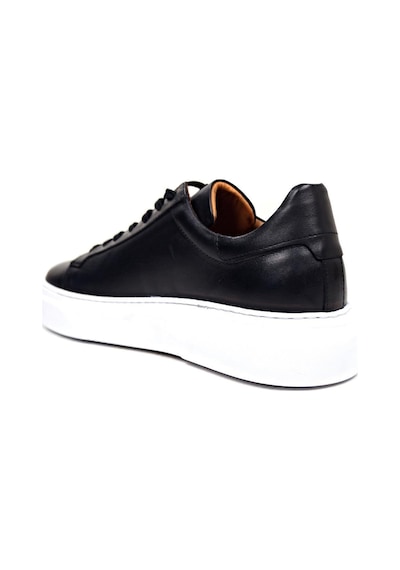 Siyah-beyaz Hakiki Deri Sneaker Ayakkabı 632.2501-siyah Siyah