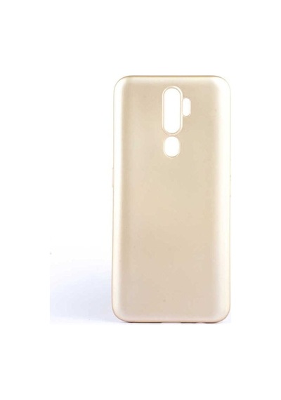 Oppo A5 2020 Kılıf Zore Premier Silikon Kapak Gold