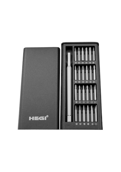 Hegı 25 Parça Mıknatıslı Tornavıda Setı