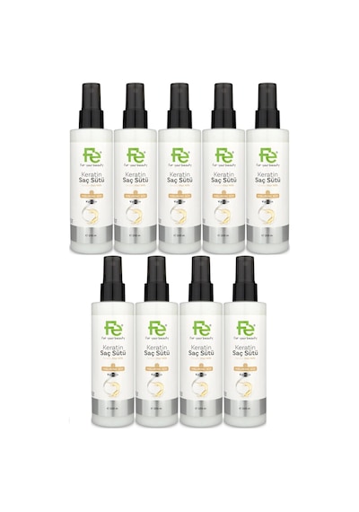 Fe Keratin Saç Sütü 200ml 9 Lu Set