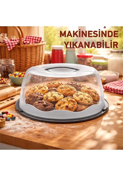 Büyük Boy, Geçmeli Kilitli, Kapaklı Ve Kulplu Yaş Pasta, Kek Taşıyıcı, Yuvarlak Fanus, Bpa İçermeyen Kek Fanusu, Börek, Çörek Saklama Kabı, Cupcake, Turta, Kurabiye Taşıma Kutusu Lacivert Büyük Boy, Geçmeli Kilitli, Kapaklı Ve Kulplu Yaş Pasta, Kek Taşıyıcı, Yuvarlak Fanus, Bpa İçermeyen Kek Fanusu, Börek, Çörek Saklama Kabı, Cupcake, Turta, Kurabiye Taşıma Kutusu Lacivert