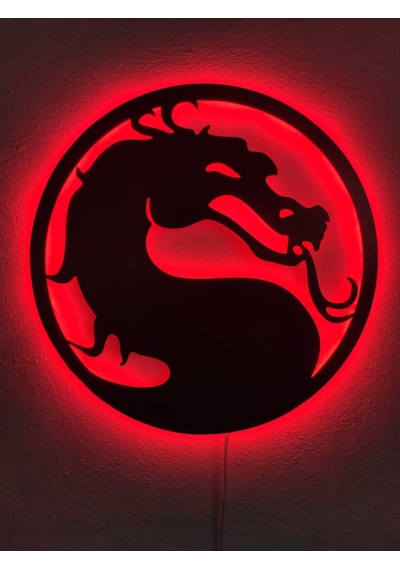 Mortal Kombat Led Işıklı Tablo (523523867)