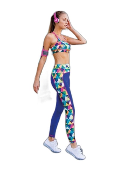 Yeni Inci Desenli T126 (Yoga-Fıtness-Pilates-Koşu) Sporcu Taytı T