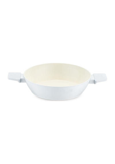 Jumbo Swiss Crystal Light Grey Basık Tencere 26 Cm Gri