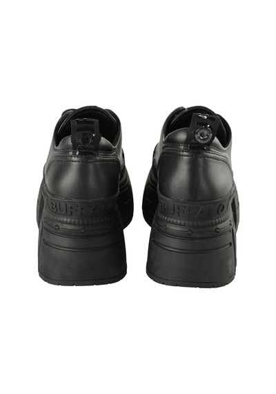 Oxford Klasik Kadın 1622349 Buffalo Gospher Lace Up Cs - Vegan Nappa - Black Siyah