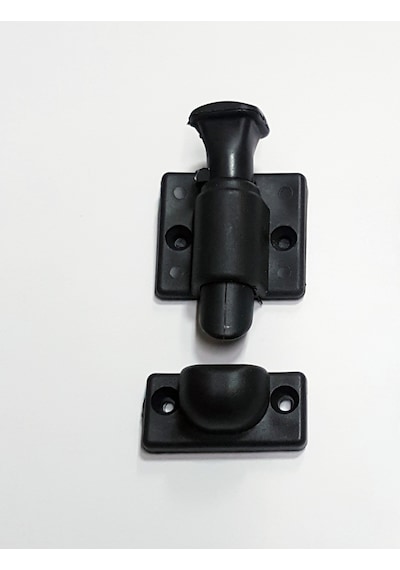 Cam Balkon Kilidi Emniyet Kilitli Cam Balkon Plastik Kilidi Siyah N11.460