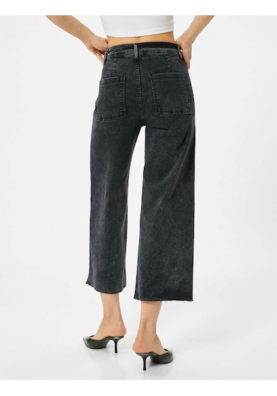 Koton Kadın Jean Pantolon Siyah 4sal40305md 25ky59t01524 Y5901 Siyah