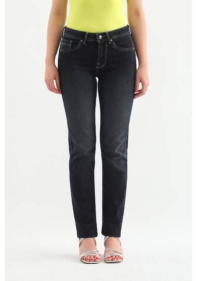 Banny Jeans Kadın Likralı Straight Jean Pantolon Lacivert 001 Lacivert 32