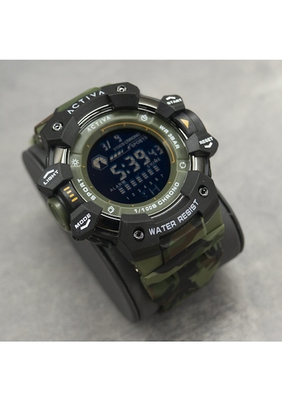Invicta X Activa Armour Dijital Erkek Kol Saati - 50 Mm - Kamuflaj Siyah