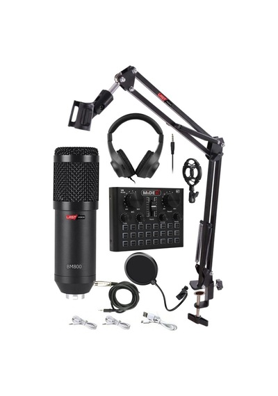 Lastvoice BM800 Live Head Set Efektli Ses Kartı Mikrofon Kulaklık