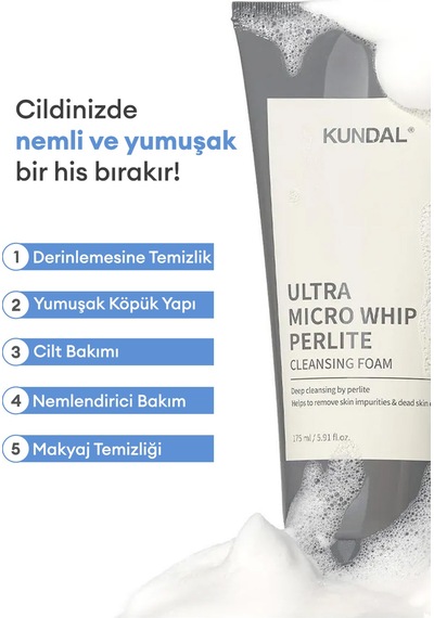 Kundal Ultra Micro Whip Perlite Cleansing Foam 175 ML