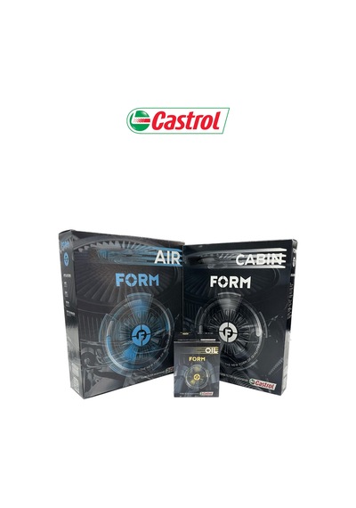 Vw Passat B8 1.6 2.0 Tdı Dizel Castrol Form Filtre Bakım Seti 2015-2020 Hava+yağ+standart Polen
