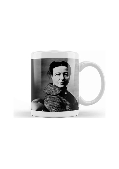 Simone De Beauvoir 01 Kupa Bardak Porselen Karışık