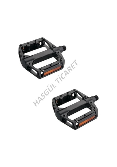 Hsgl Bisiklet Geniş Bilyalı Reflektörlü Siyah Pedal