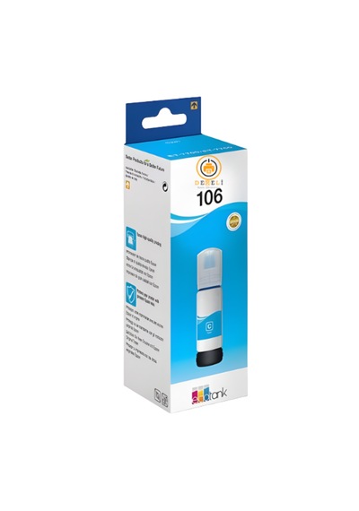 Drl Premium 105 / 106 %100 Uyumlu Mavi Cyan Mürekkep