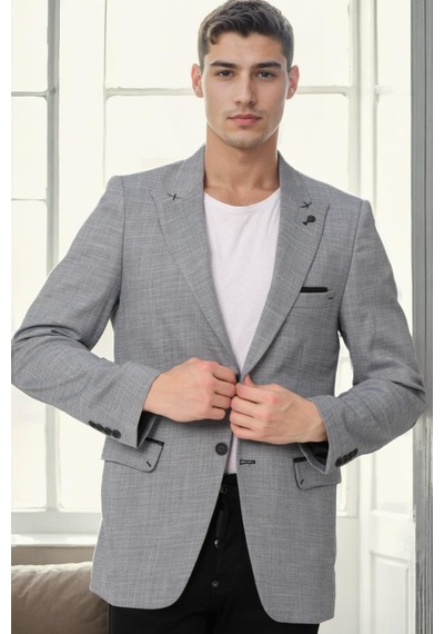 C5058 Dewberry Erkek Ceket-gri
