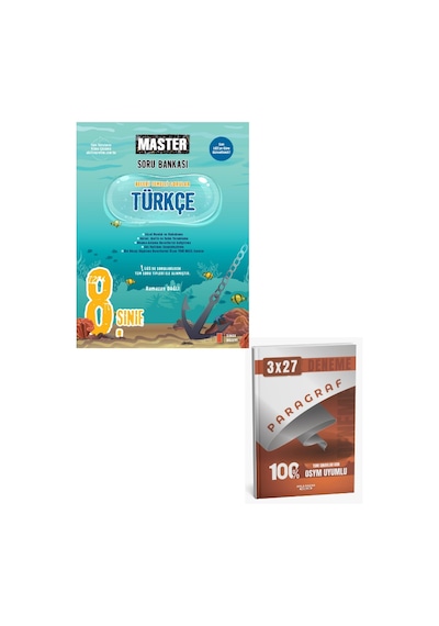 Okyanus 2027 8. Sınıf Master Türkçe Soru Bankası+ Anla Kazan Paragraf