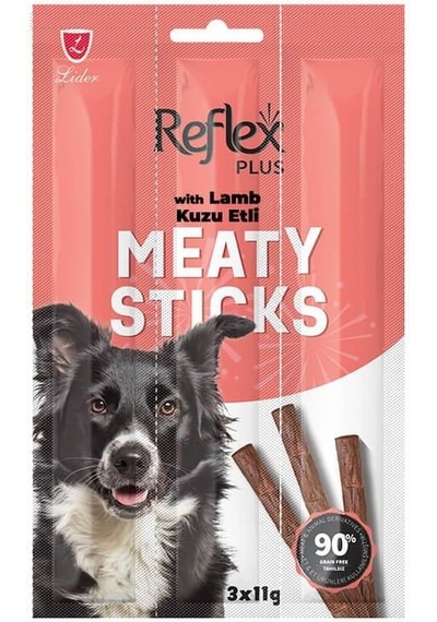 Reflex Kuzu Etli Köpek Ödül Çubuğu 11 Gr 3 Adet